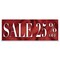 Signmission Sale 25% Off Banner Concession Stand Food Truck Single Sided B-96-30150 - alternate 1